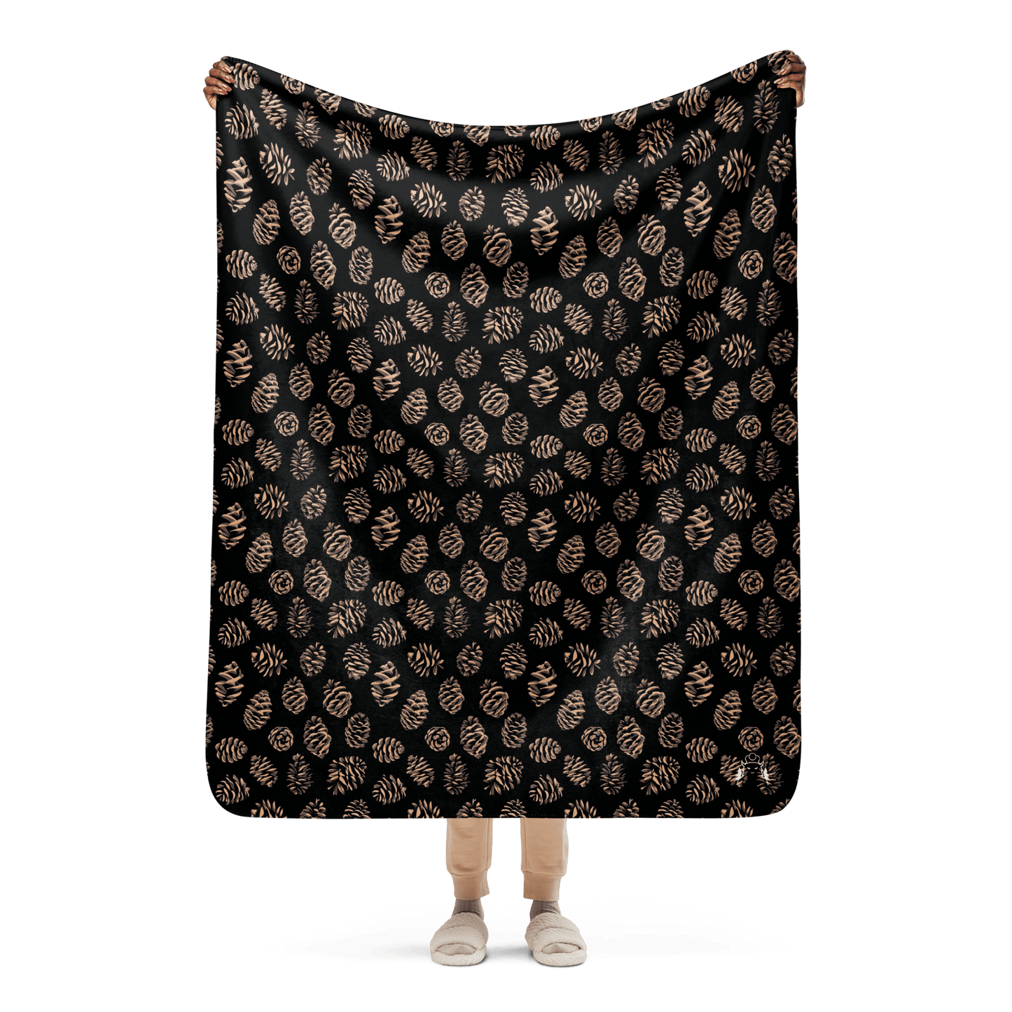 Schwarzwaldmonster Exklusive Sherpa-Decke Schwarzwaldmonster Zapfen-Edition