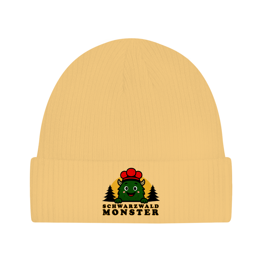 Schwarzwaldmonster Sand / Einheitsgröße Standard Bio Beanie Schwarzwaldmonster Original