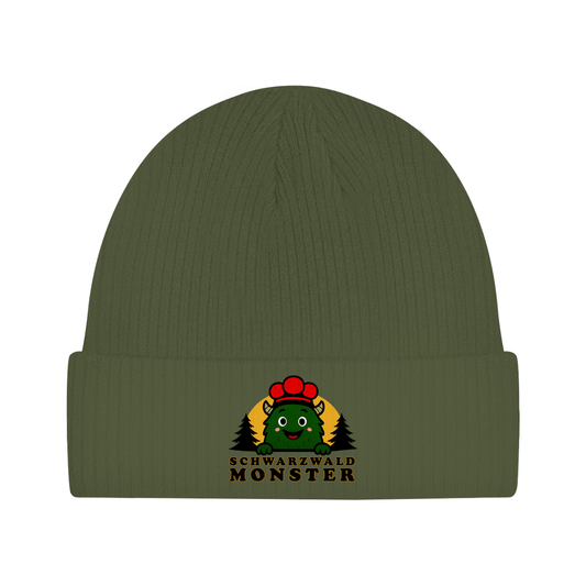 Schwarzwaldmonster Dunkelgrün / Einheitsgröße Standard Bio Beanie Schwarzwaldmonster Original