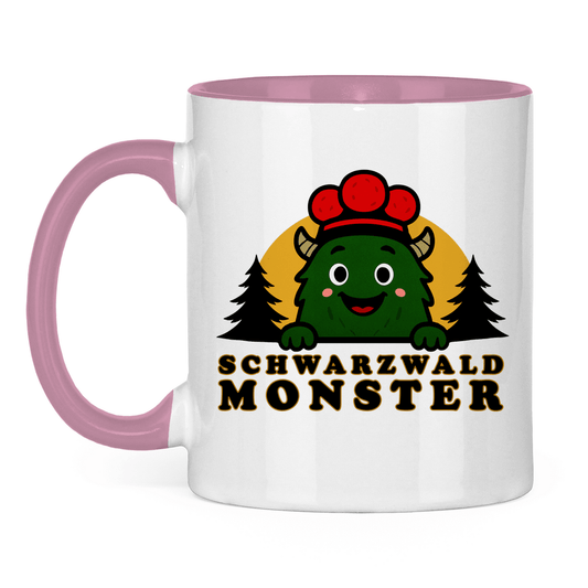 Schwarzwaldmonster Accessories Rosa Tasse zweifarbig Schwarzwaldmonster Original