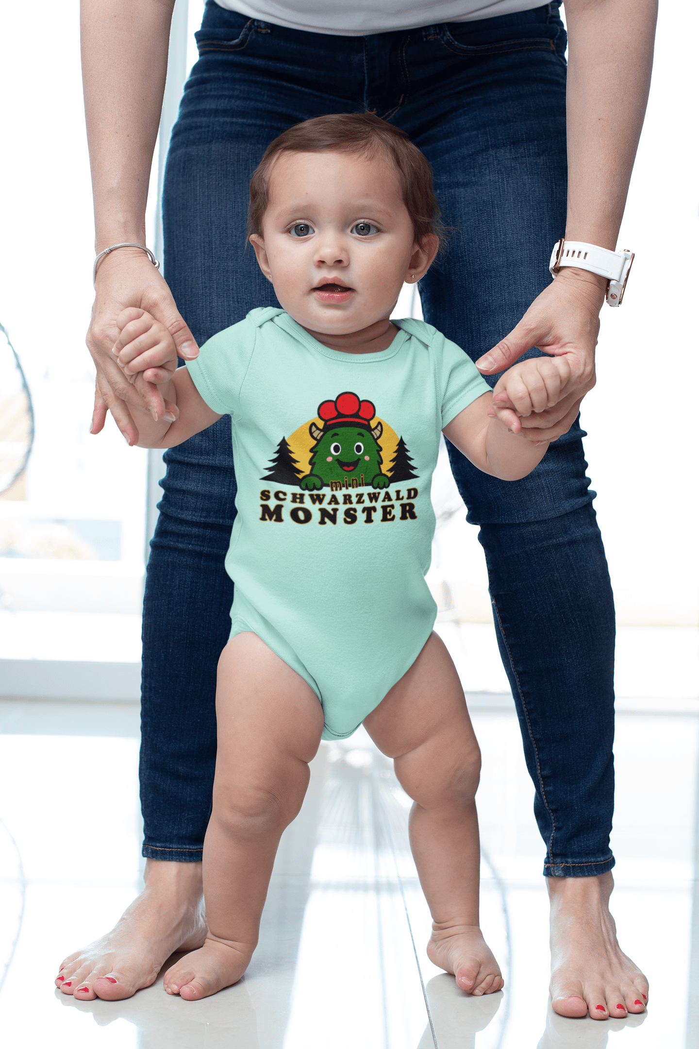 Schwarzwaldmonster Bio Baby-Body Mini Schwarzwaldmonster
