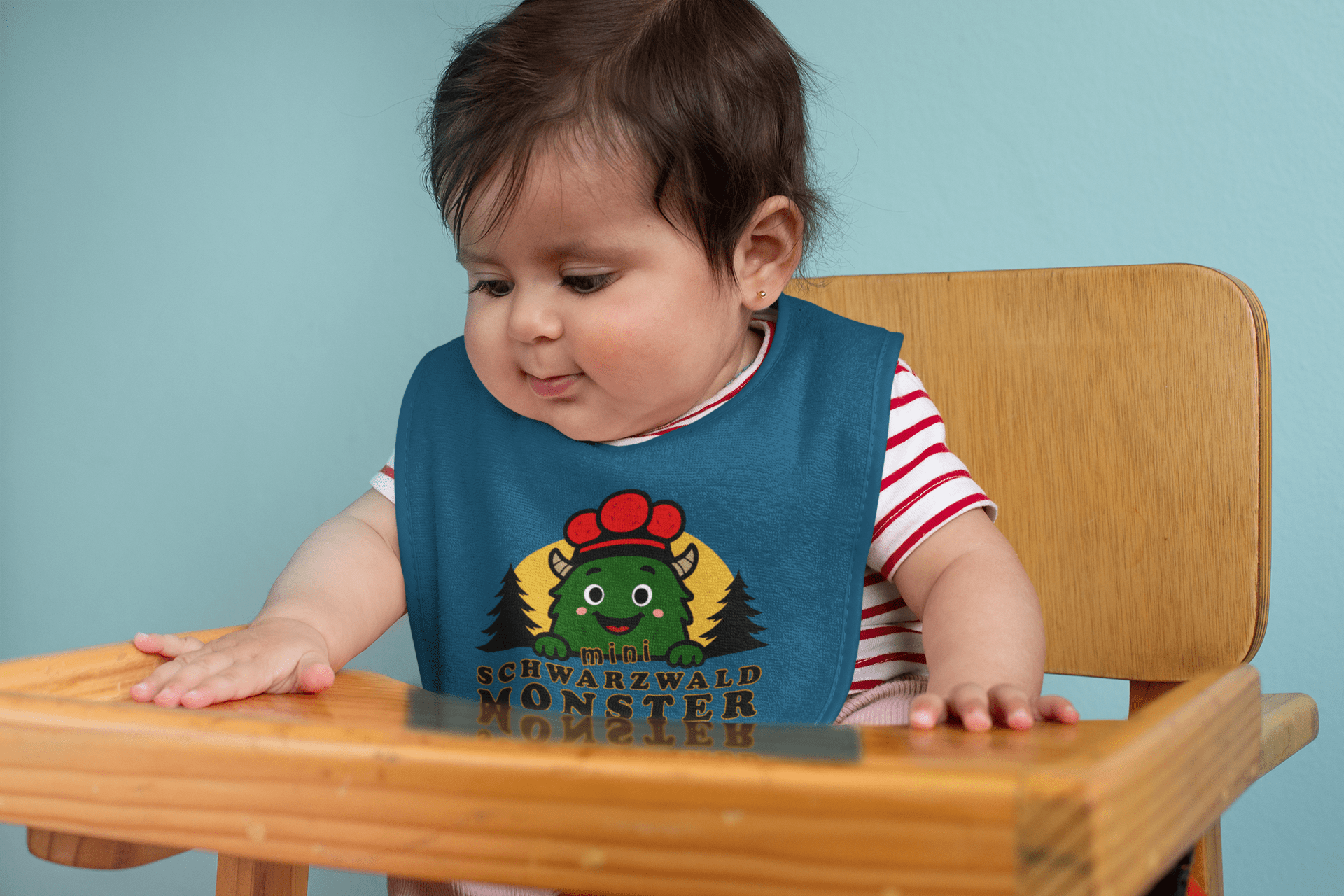 Schwarzwaldmonster Bio Baby Lätzchen Schwarzwaldmonster Original