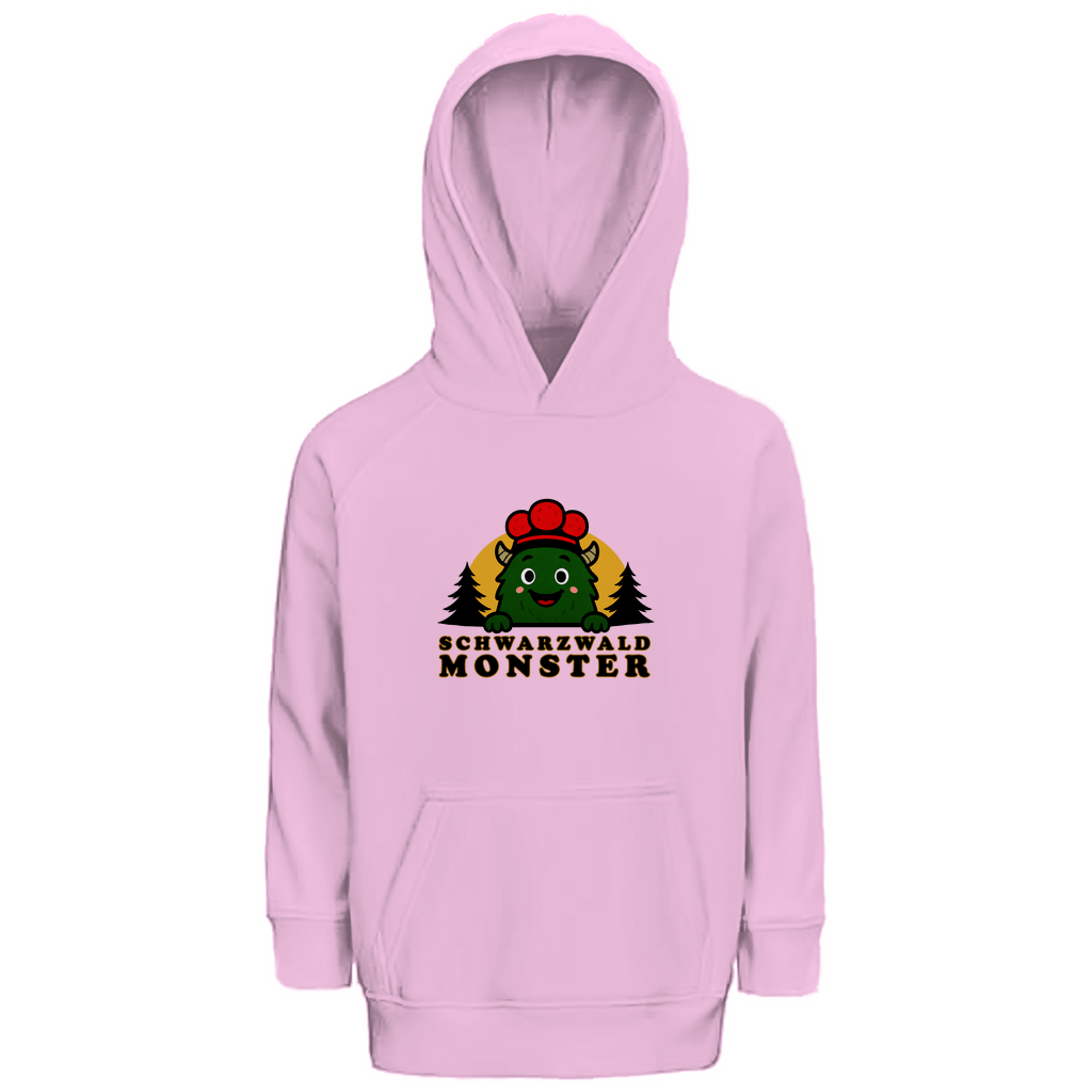 Schwarzwaldmonster Rosa / 4 (96/104) Bio Hoodie für Kinder Schwarzwaldmonster Original