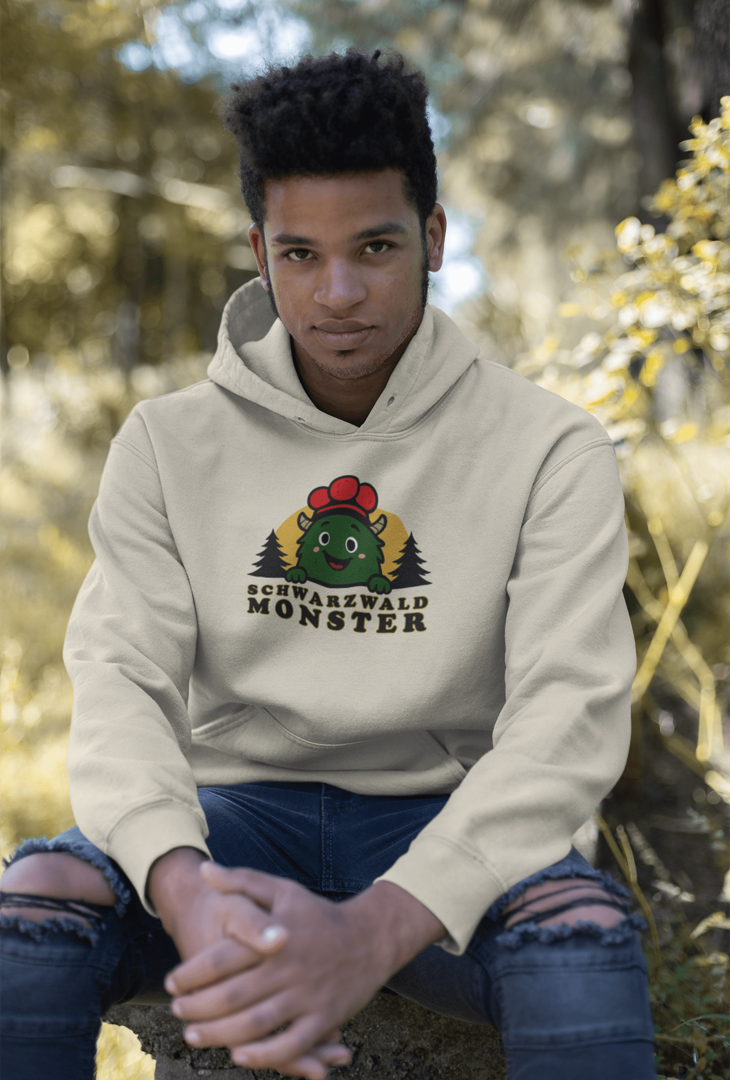 Schwarzwaldmonster Bio Jungen & Herren Hoodie Schwarzwaldmonster Original