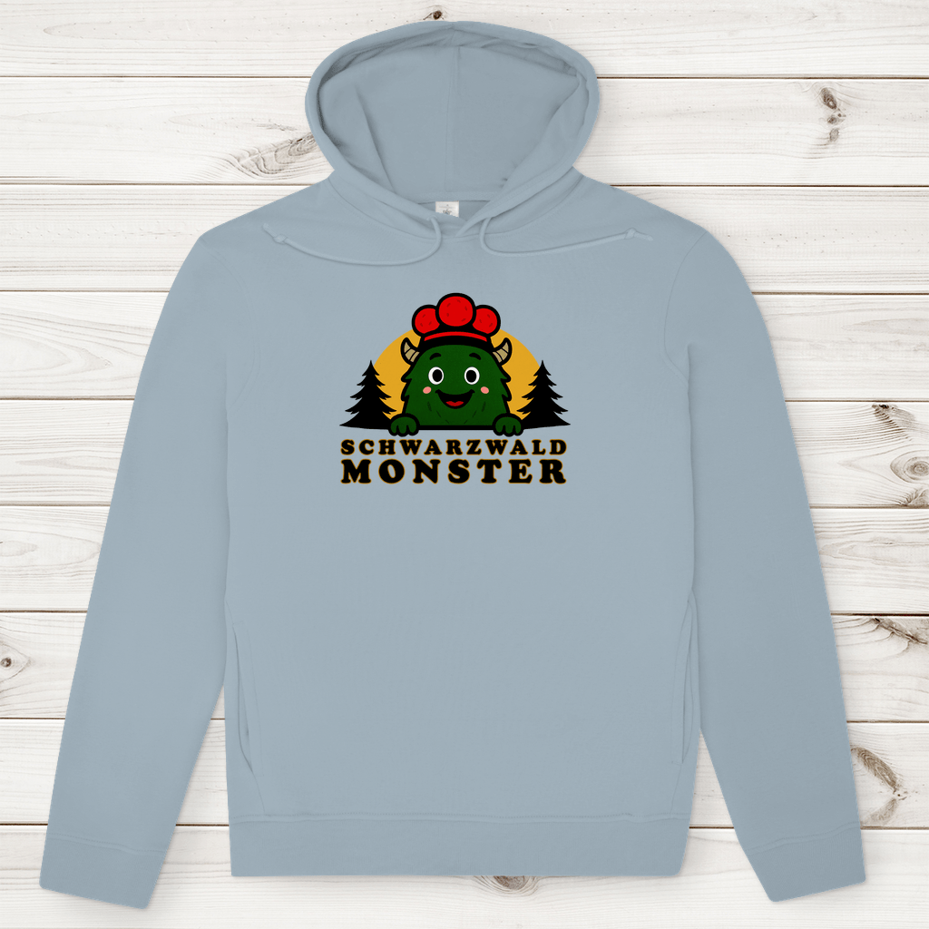 Schwarzwaldmonster Hellblau / XS Bio Jungen & Herren Hoodie Schwarzwaldmonster Original