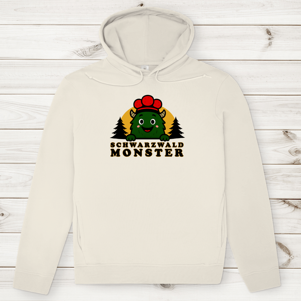 Schwarzwaldmonster Off White / XS Bio Jungen & Herren Hoodie Schwarzwaldmonster Original