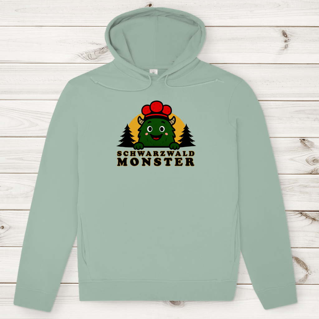 Schwarzwaldmonster Minzgrün / XS Bio Jungen & Herren Hoodie Schwarzwaldmonster Original