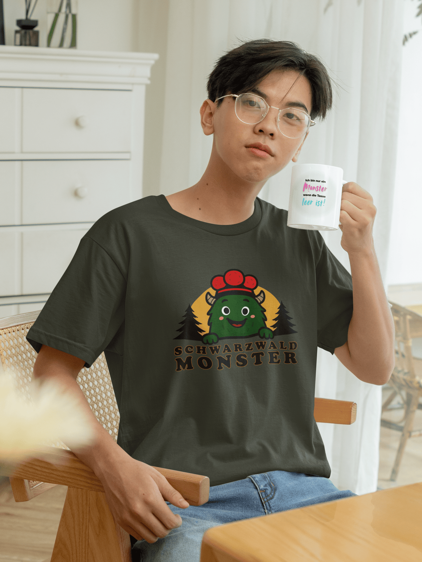 Schwarzwaldmonster Bio Jungen & Herren T-Shirt Schwarzwaldmonster Original