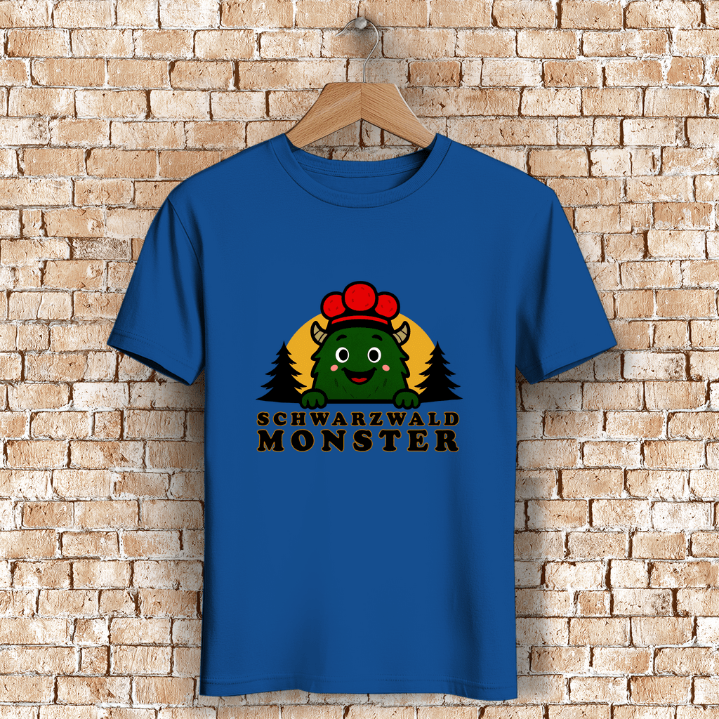 Schwarzwaldmonster Royal Blue / S Bio Jungen & Herren T-Shirt Schwarzwaldmonster Original