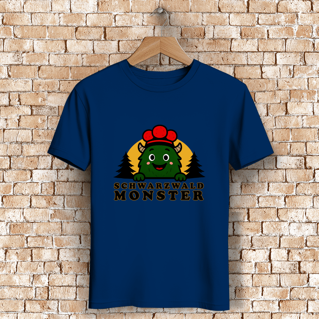 Schwarzwaldmonster Navy / S Bio Jungen & Herren T-Shirt Schwarzwaldmonster Original