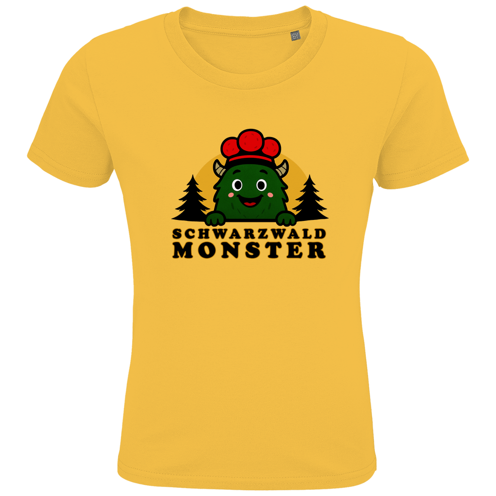 Schwarzwaldmonster Gold / 2 (86/94) Bio Kinder T-Shirt Schwarzwaldmonster Original