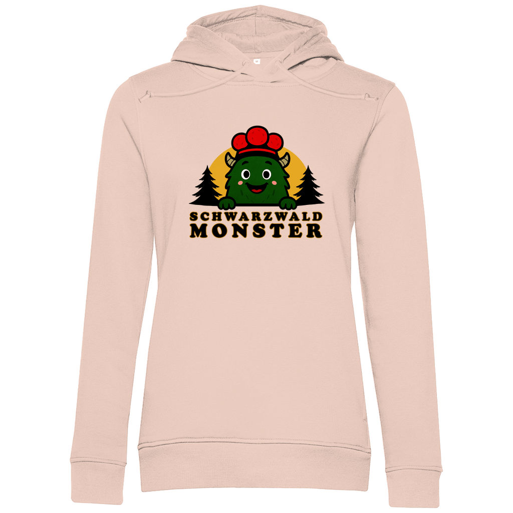 Schwarzwaldmonster Soft Rose / XS Bio Mädchen & Damen Hoodie Schwarzwaldmonster Original