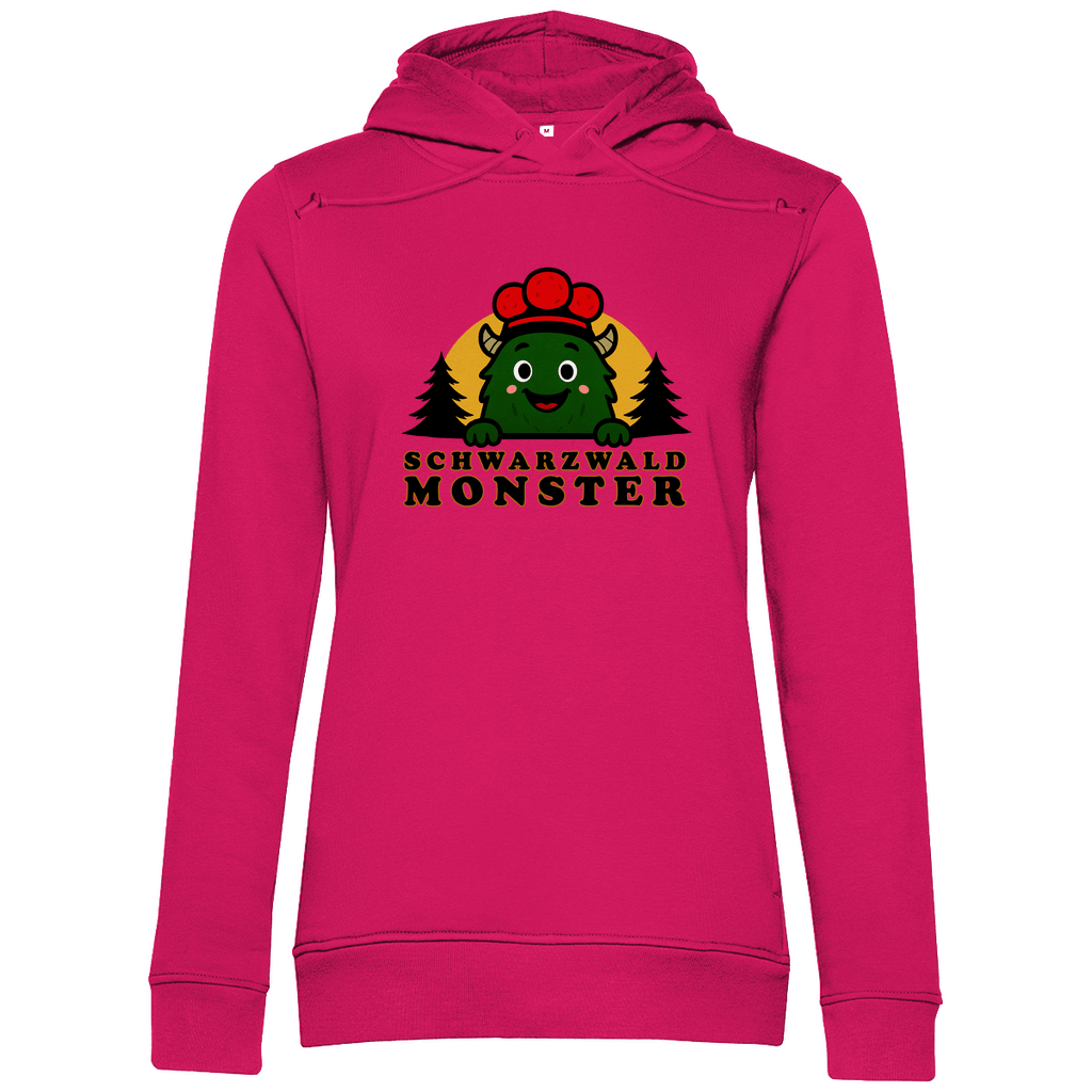 Schwarzwaldmonster Magenta Pink / XS Bio Mädchen & Damen Hoodie Schwarzwaldmonster Original