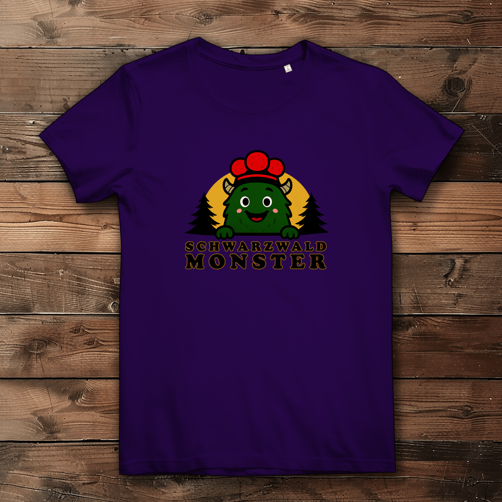 Schwarzwaldmonster Urban Purple / XS Bio Mädchen & Damen T-Shirt Schwarzwaldmonster Original