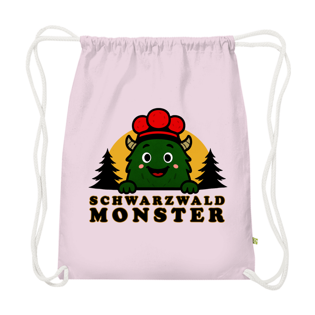 Schwarzwaldmonster Rosa / Einheitsgröße Bio Turnbeutel Schwarzwaldmonster Original