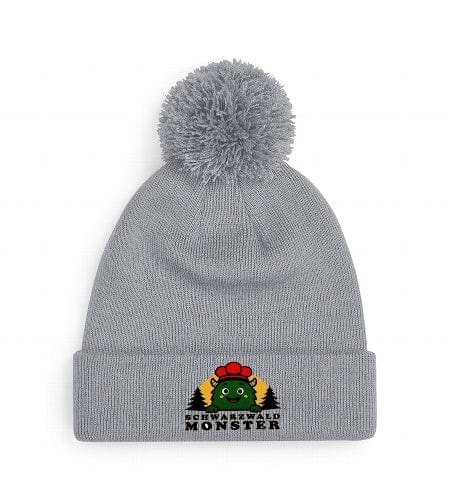 Schwarzwaldmonster Hellgrau / Einheitsgröße Bommelmütze Schwarzwaldmonster Original