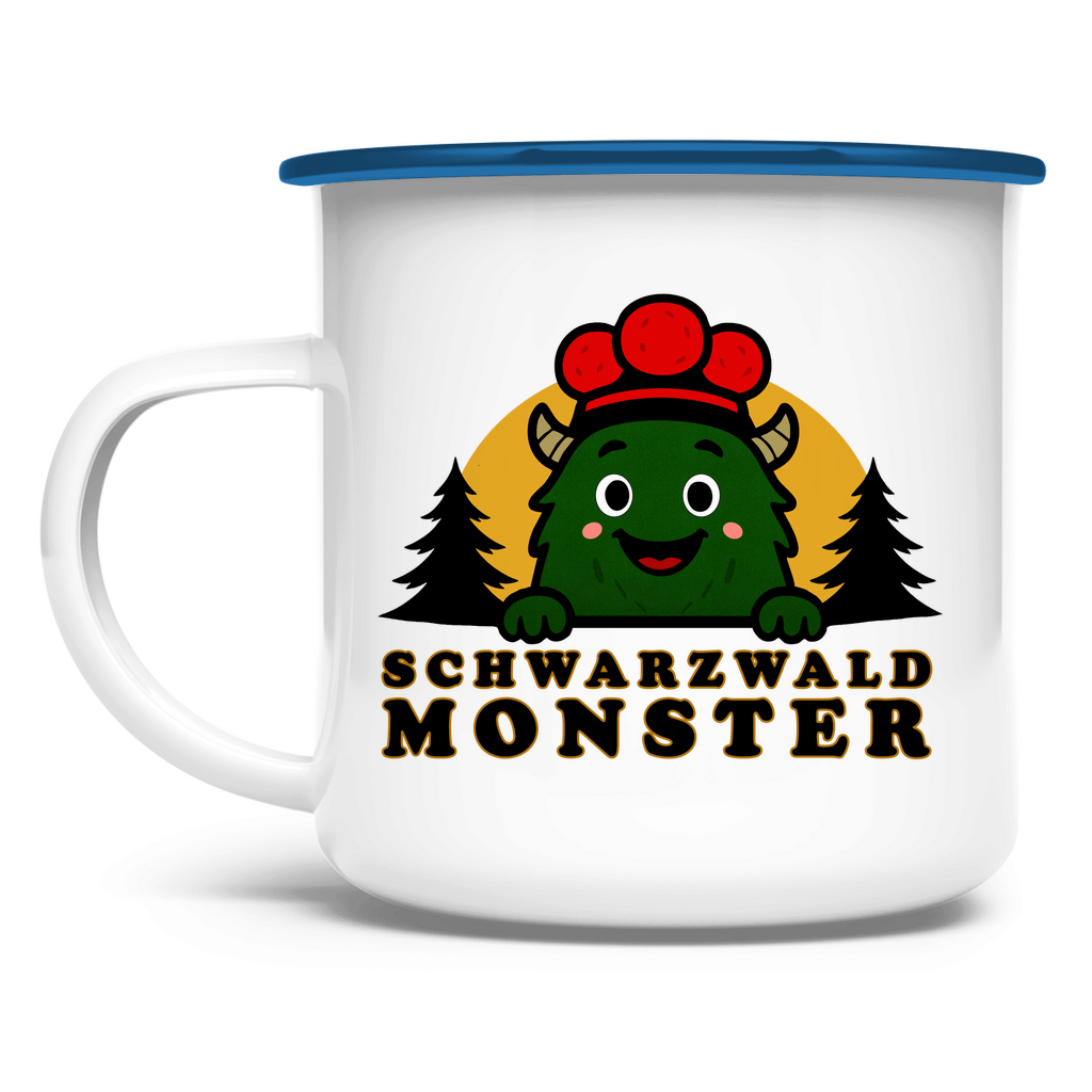 Schwarzwaldmonster Accessories Schwarz / Standard (375 ml) Emaille Tasse Schwarzwaldmonster Original