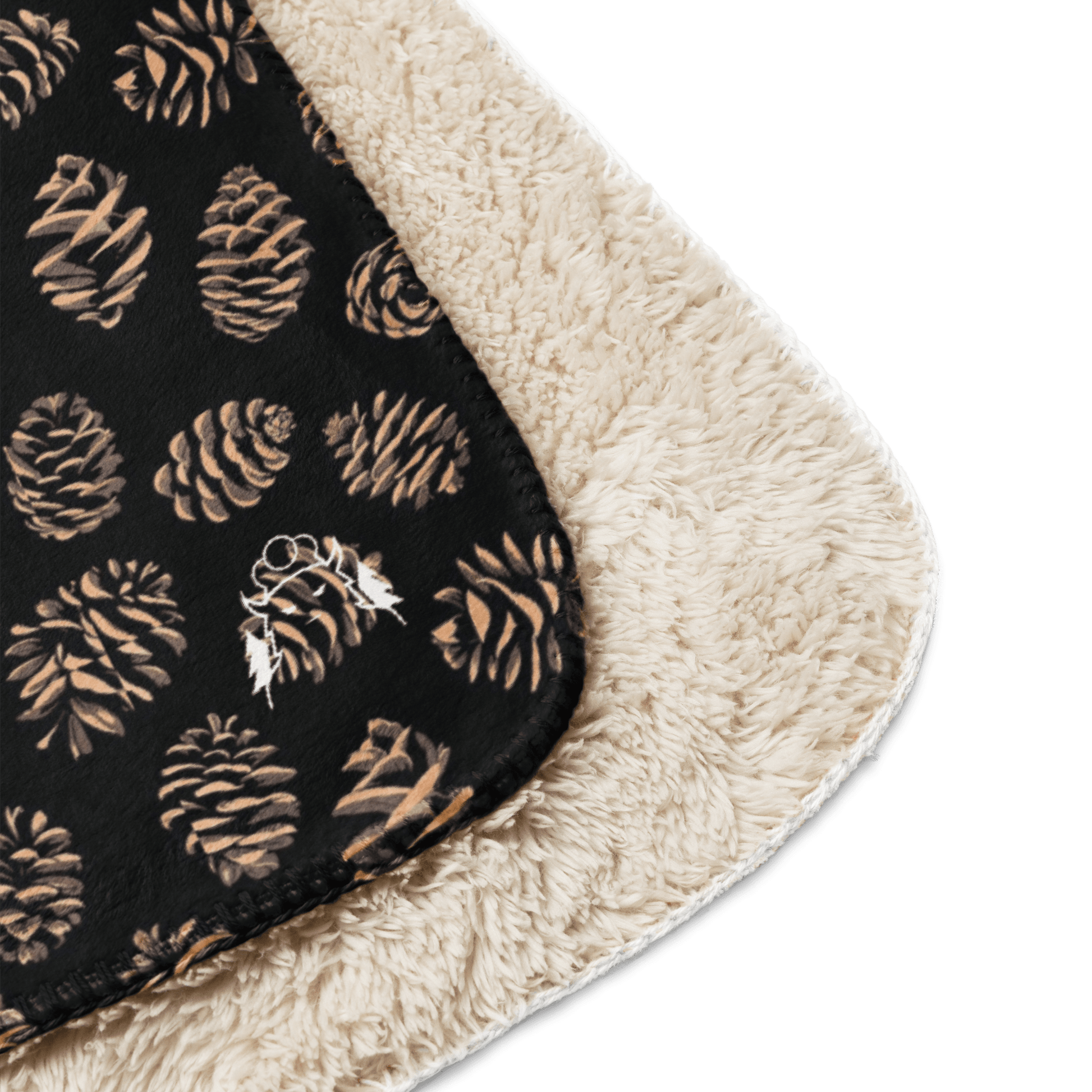 Schwarzwaldmonster Exklusive Sherpa-Decke Schwarzwaldmonster Zapfen-Edition