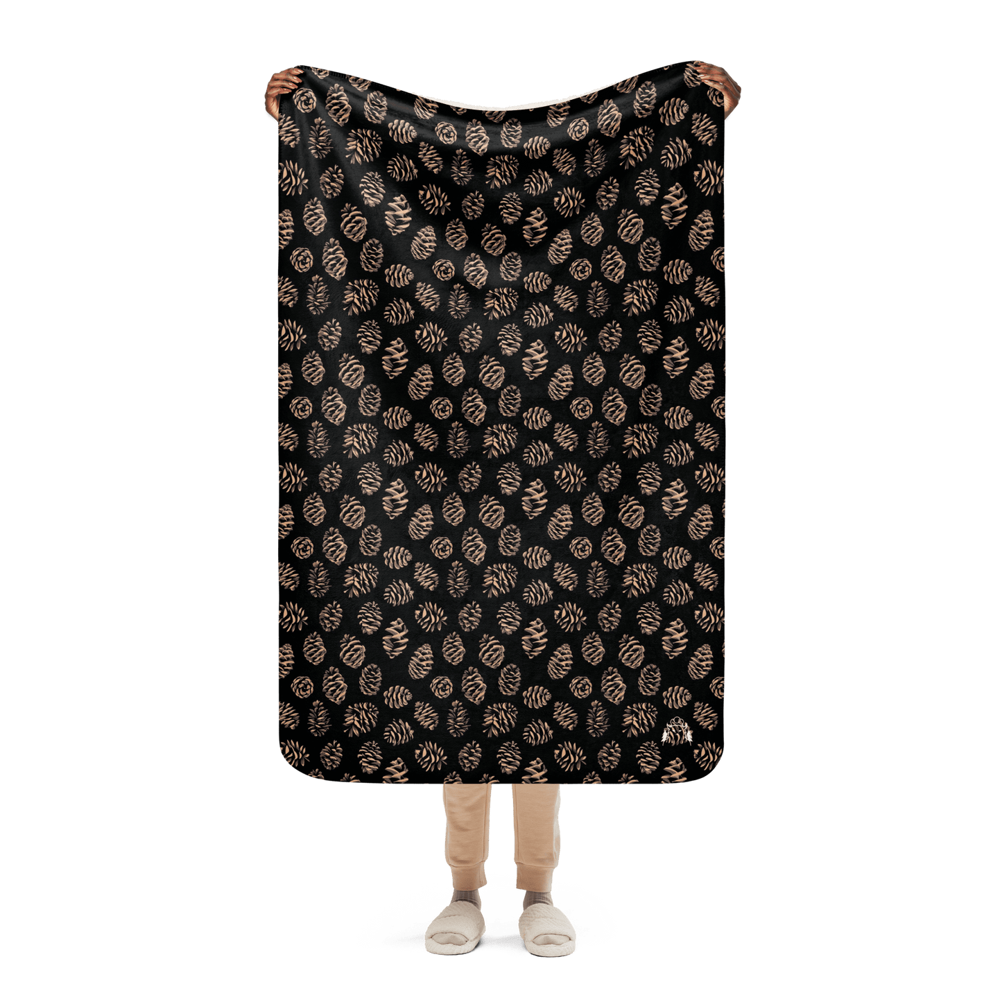 Schwarzwaldmonster Exklusive Sherpa-Decke Schwarzwaldmonster Zapfen-Edition