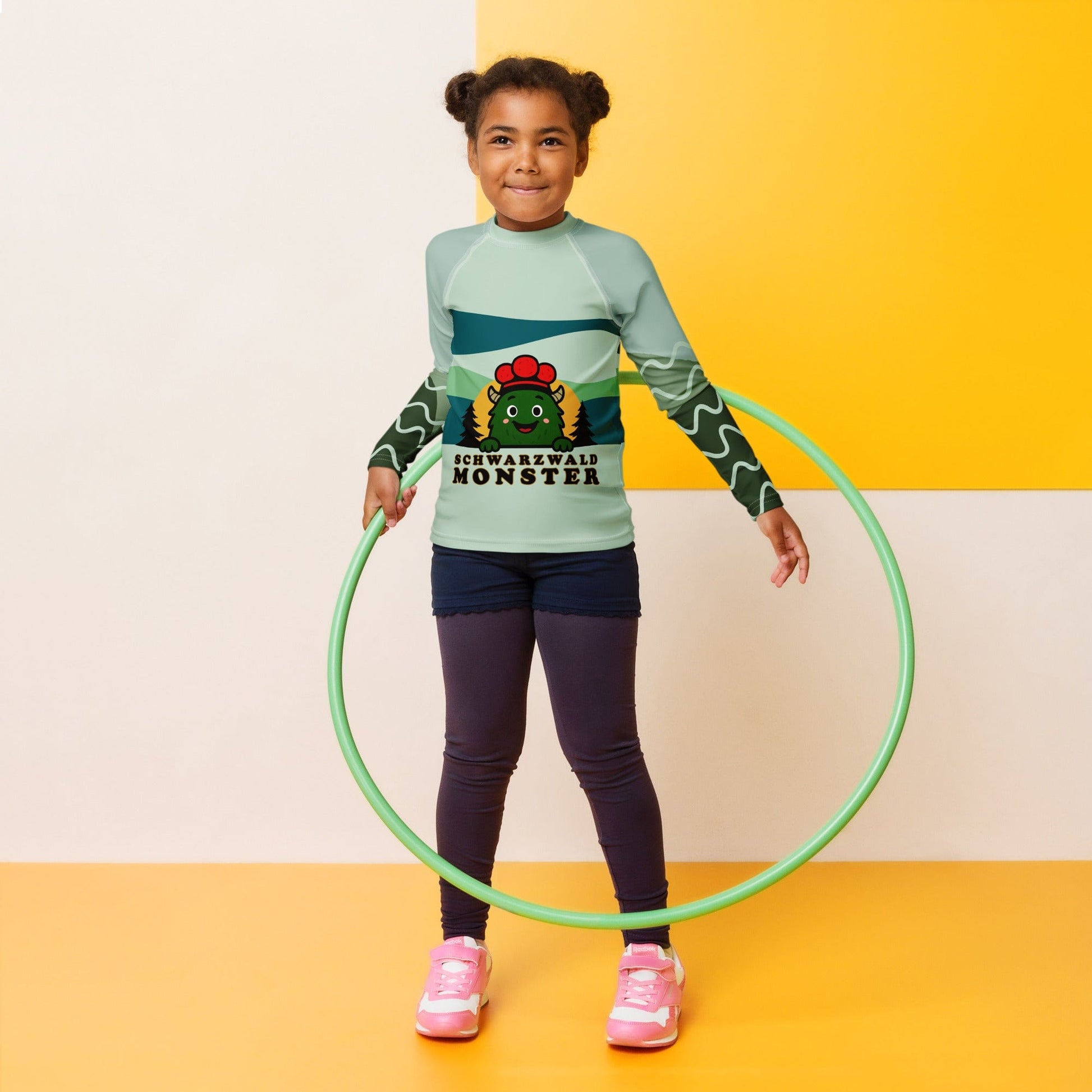 Schwarzwaldmonster Kinder Sonnenschutz-Shirt Schwarzwaldmonster