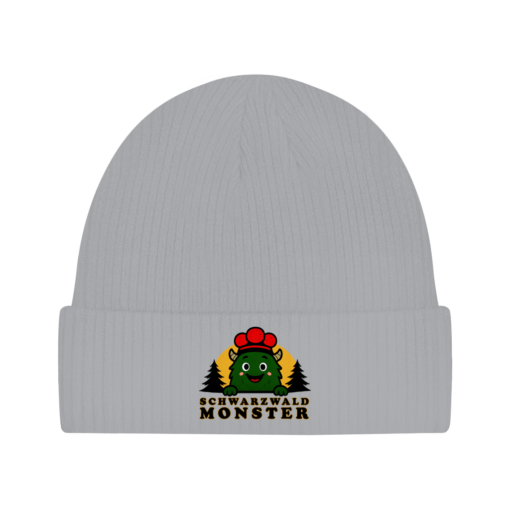 Schwarzwaldmonster Hellgrau / Einheitsgröße Standard Bio Beanie Schwarzwaldmonster Original