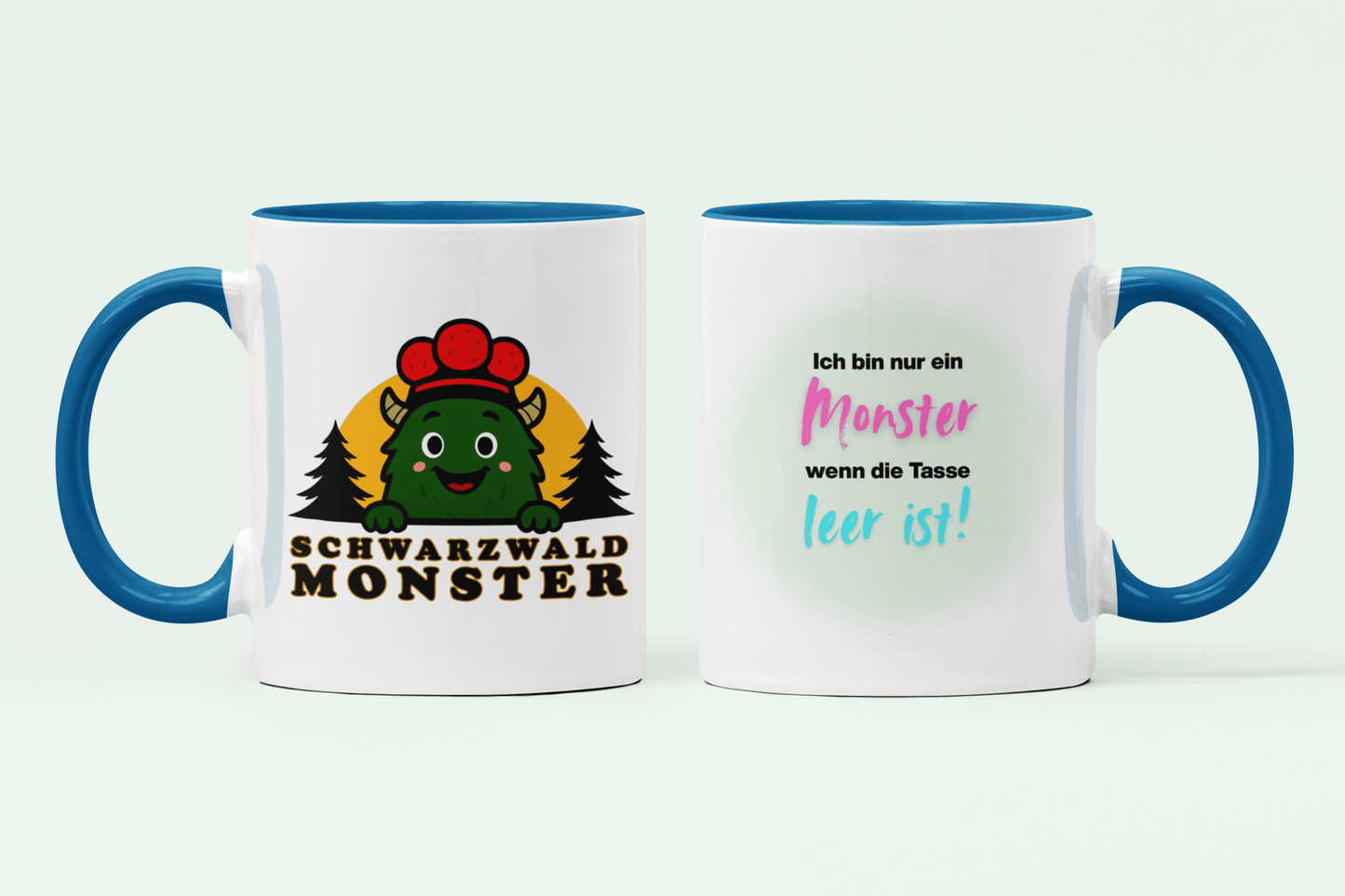 Schwarzwaldmonster Accessories Tasse zweifarbig Schwarzwaldmonster Original