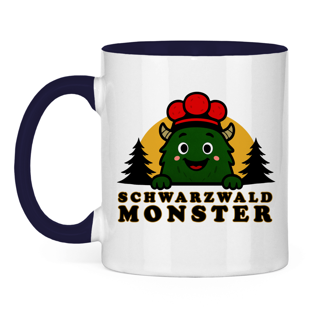 Schwarzwaldmonster Accessories Navy Tasse zweifarbig Schwarzwaldmonster Original
